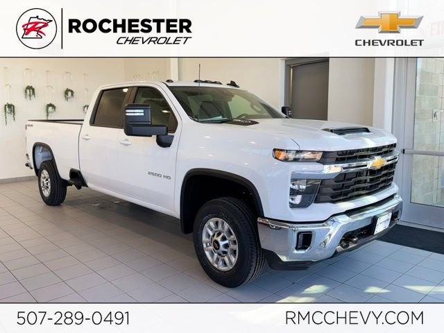 2026 Chevrolet Silverado 2500 HD LT in Summit White — front three-quarter view