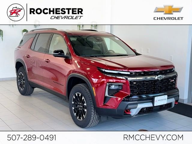 2026 Chevrolet Traverse Z71 in Radiant Red Tintcoat — front three-quarter view