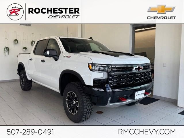 2026 Chevrolet Silverado 1500 ZR2 in Summit White — front three-quarter view