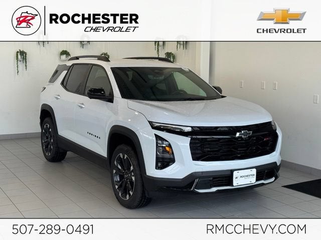 2027 Chevrolet Equinox AWD RS in Polar White Tricoat — front three-quarter view