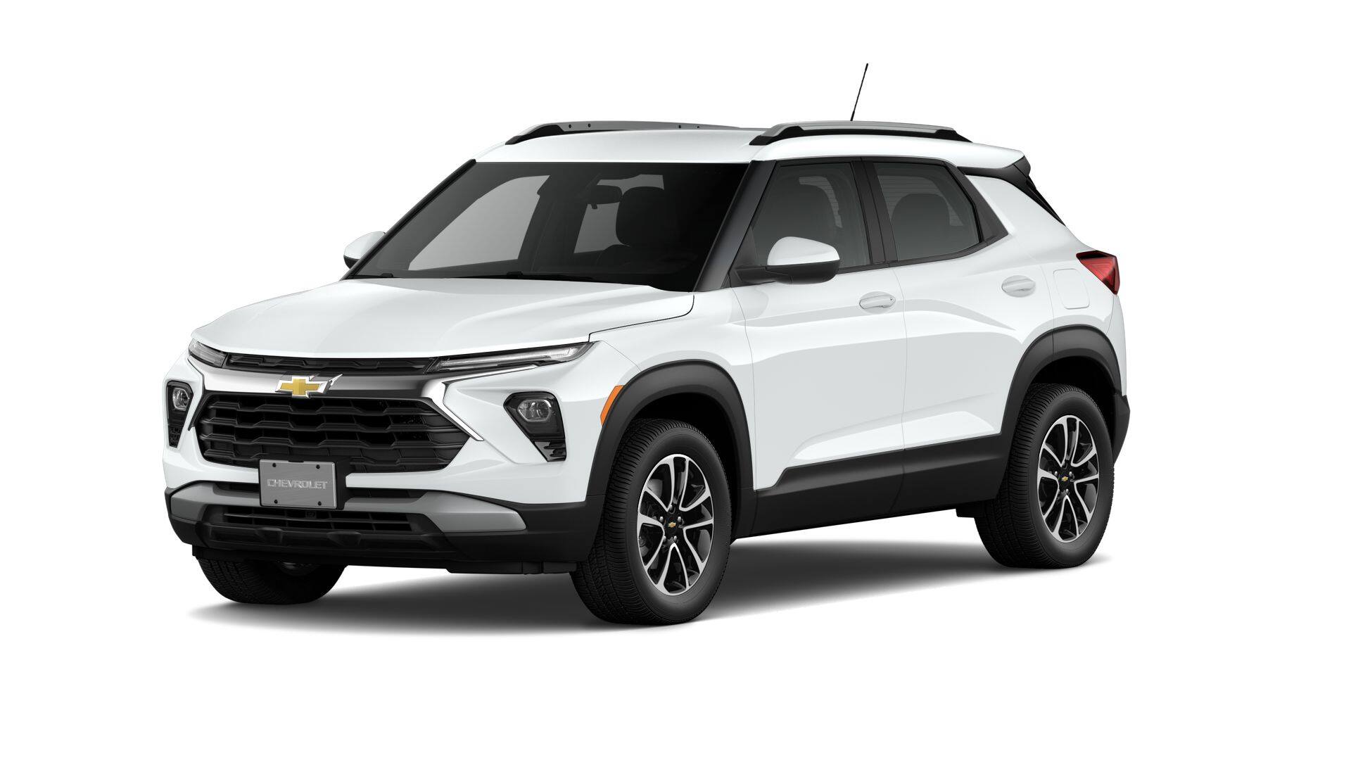 2026 Chevrolet Trailblazer LT in Summit White — front three-quarter view
