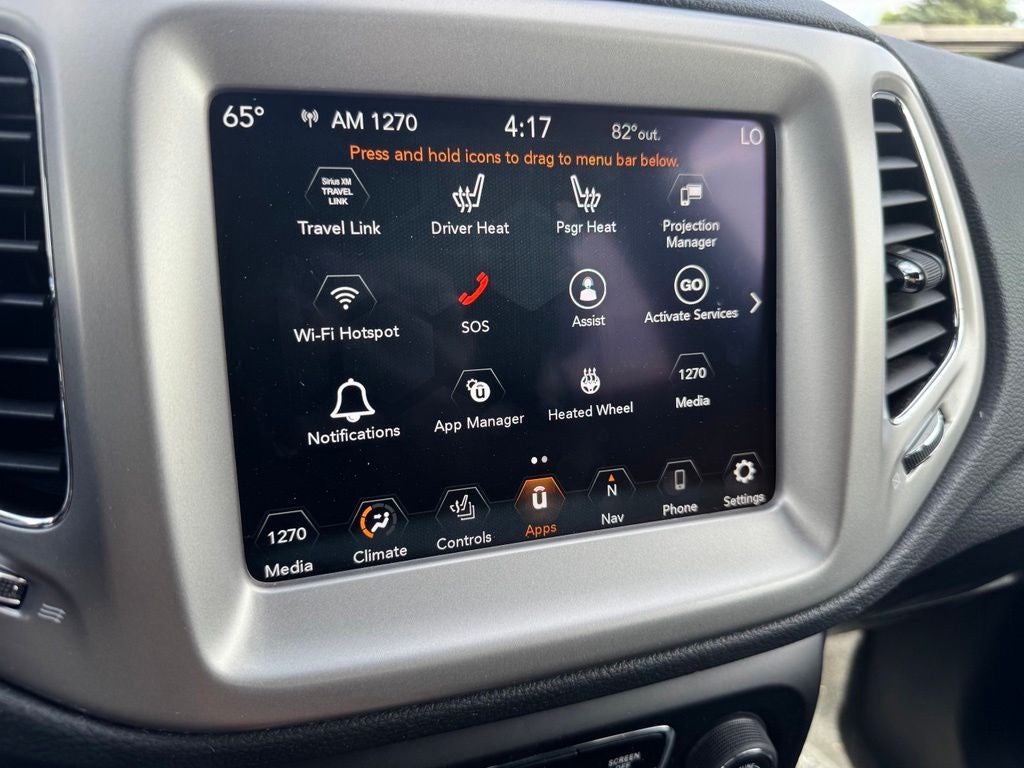 2021 Jeep Compass — rear three-quarter view