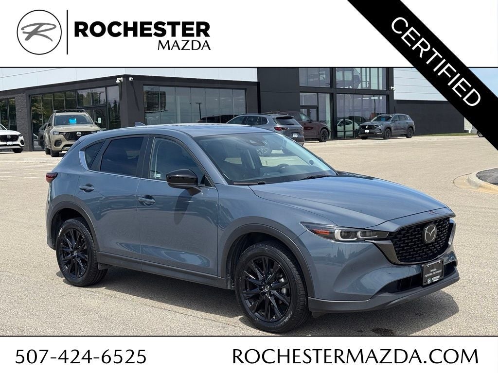 2024 Mazda Mazda CX-5 2.5 S Carbon Edition in Polymetal Gray Metallic — front three-quarter view