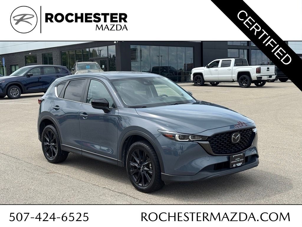2024 Mazda Mazda CX-5 2.5 S Carbon Edition in Polymetal Gray Metallic — front three-quarter view