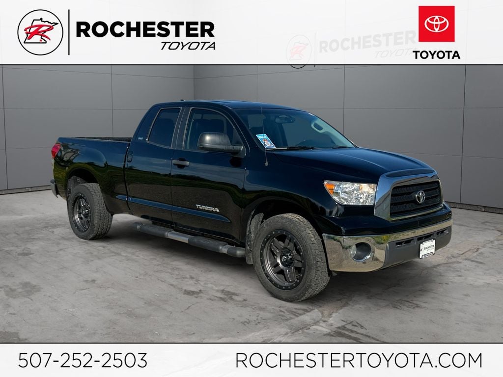 2008 Toyota Tundra SR5 4WD in Black — front three-quarter view