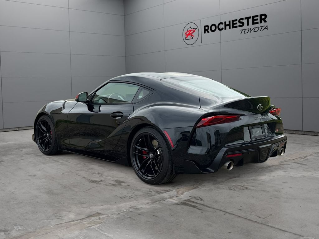 2020 Toyota Supra — rear three-quarter view