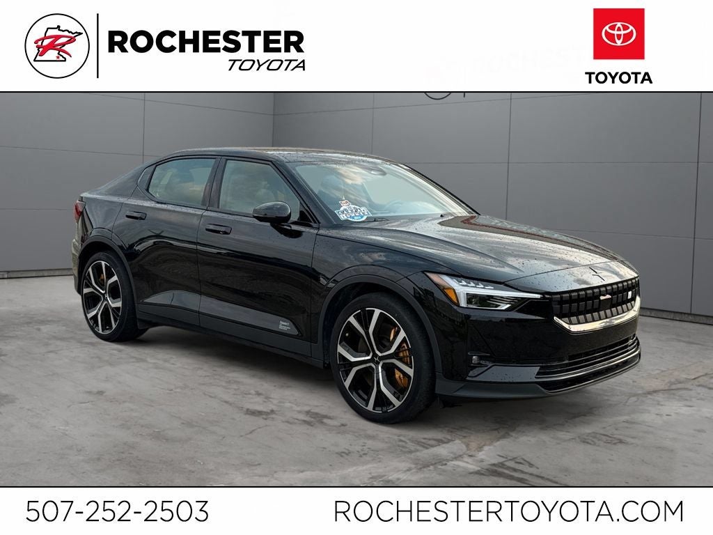 2023 Polestar 2 Long Range Dual Motor Performance Plus AWD in Space Metallic — front three-quarter view