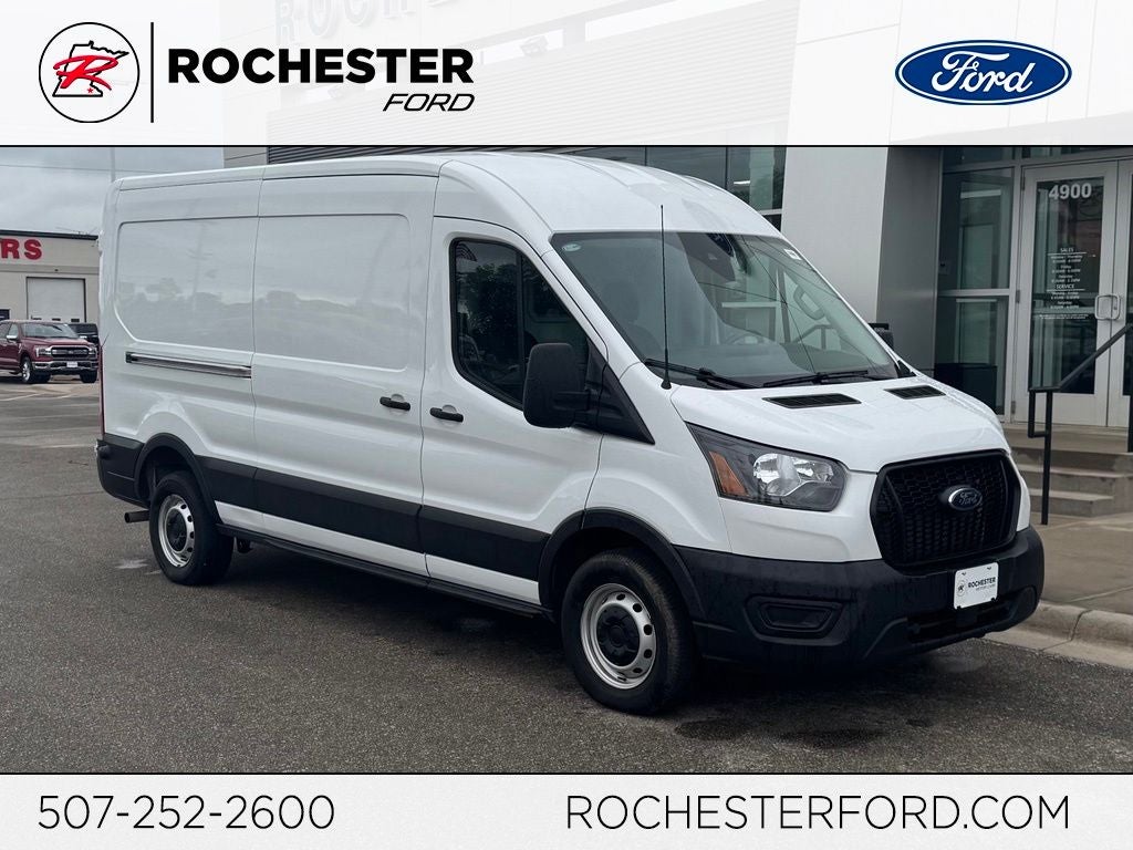 2024 Ford Transit-250 Base in Oxford White — front three-quarter view