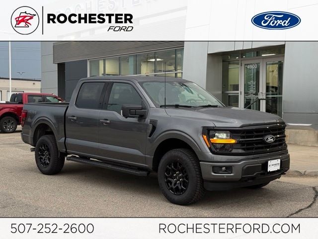 2026 Ford F-150 XLT in Carbonized Gray Metallic — front three-quarter view