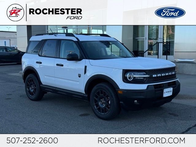 2026 Ford Bronco Sport Big Bend w/Heated Front Seats in Oxford White — front three-quarter view