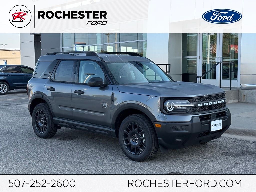 2026 Ford Bronco Sport Big Bend w/Heated Front Seats in Carbonized Gray Metallic — front three-quarter view