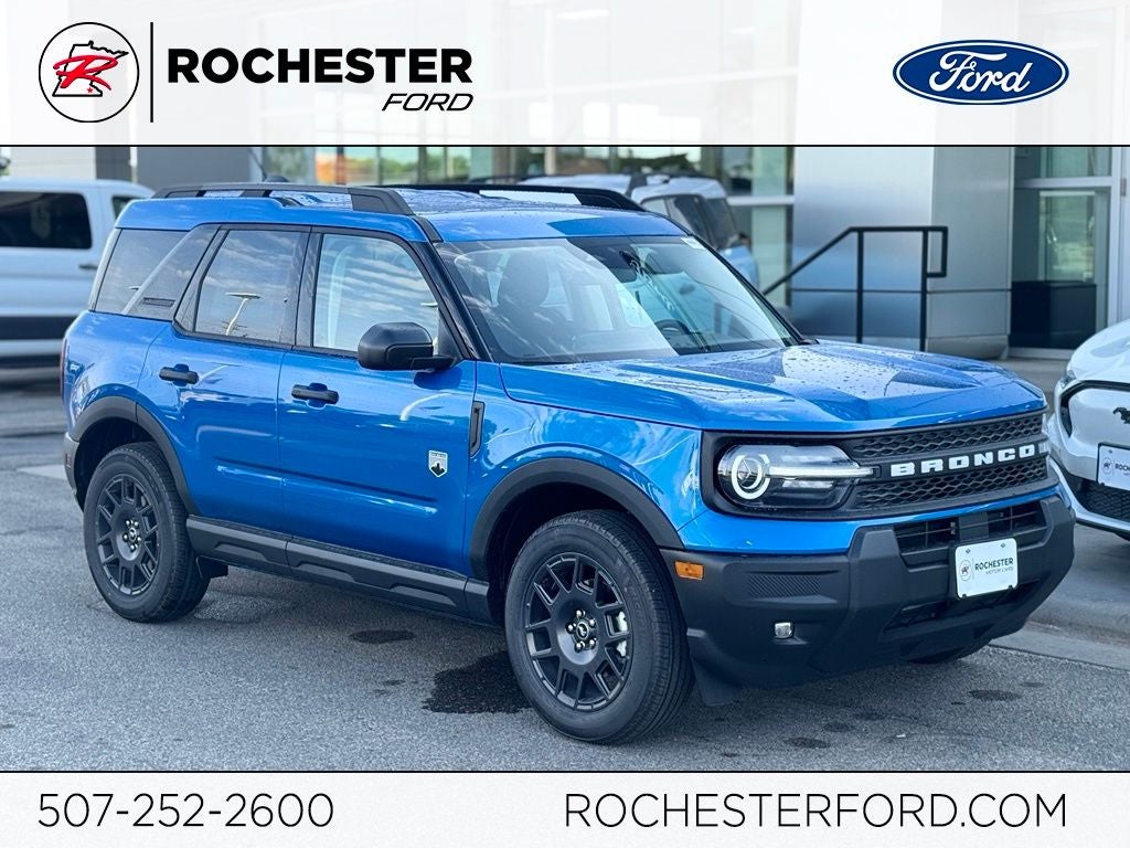 2026 Ford Bronco Sport Big Bend w/Heated Front Seats in Velocity Blue Metallic — front three-quarter view