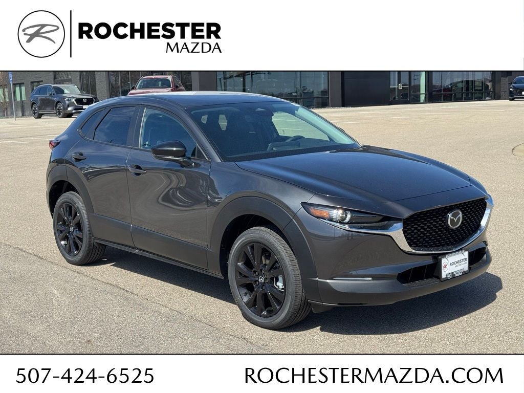 2026 Mazda Mazda CX-30 2.5 S Select Sport AWD in Machine Gray Metallic — front three-quarter view