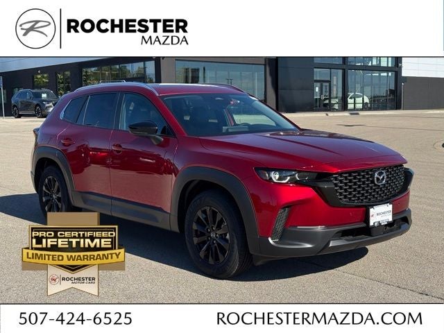 2026 Mazda Mazda CX-50 2.5 S Preferred AWD in Soul Red Crystal Metallic — front three-quarter view