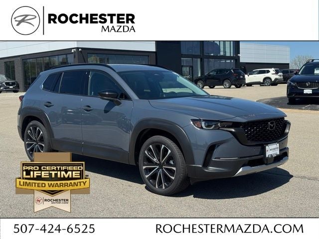 2026 Mazda Mazda CX-50 2.5 Turbo AWD in Polymetal Gray Metallic — front three-quarter view