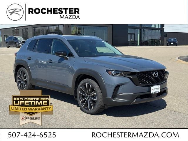 2026 Mazda Mazda CX-50 2.5 S Premium AWD in Polymetal Gray Metallic — front three-quarter view