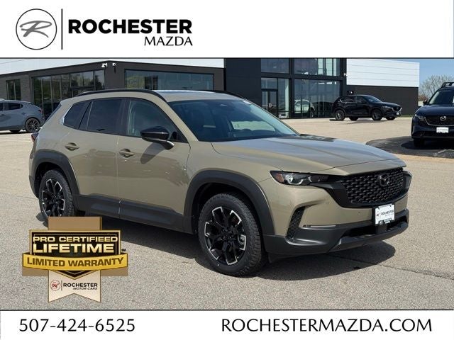 2026 Mazda Mazda CX-50 2.5 S Meridian Edition AWD in Zircon Sand Metallic — front three-quarter view