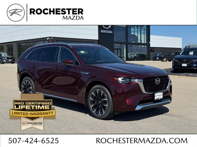2026 Mazda Mazda CX-90 3.3 Turbo S Premium Plus AWD in Artisan Red Premium — front three-quarter view