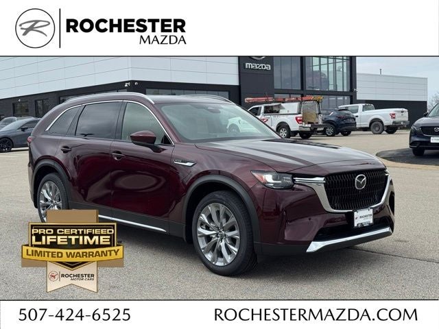 2026 Mazda Mazda CX-90 3.3 Turbo Premium Plus AWD in Artisan Red Premium — front three-quarter view