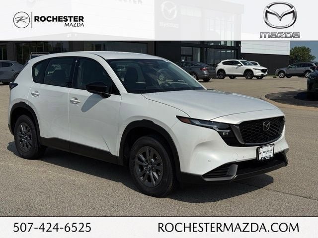 2026 Mazda Mazda CX-5 2.5 S AWD in Rhodium White Metallic — front three-quarter view