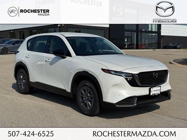 2026 Mazda Mazda CX-5 2.5 S AWD in Rhodium White Metallic — front three-quarter view