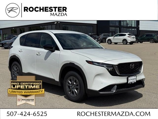 2026 Mazda Mazda CX-5 2.5 S Select AWD in Rhodium White Metallic — front three-quarter view