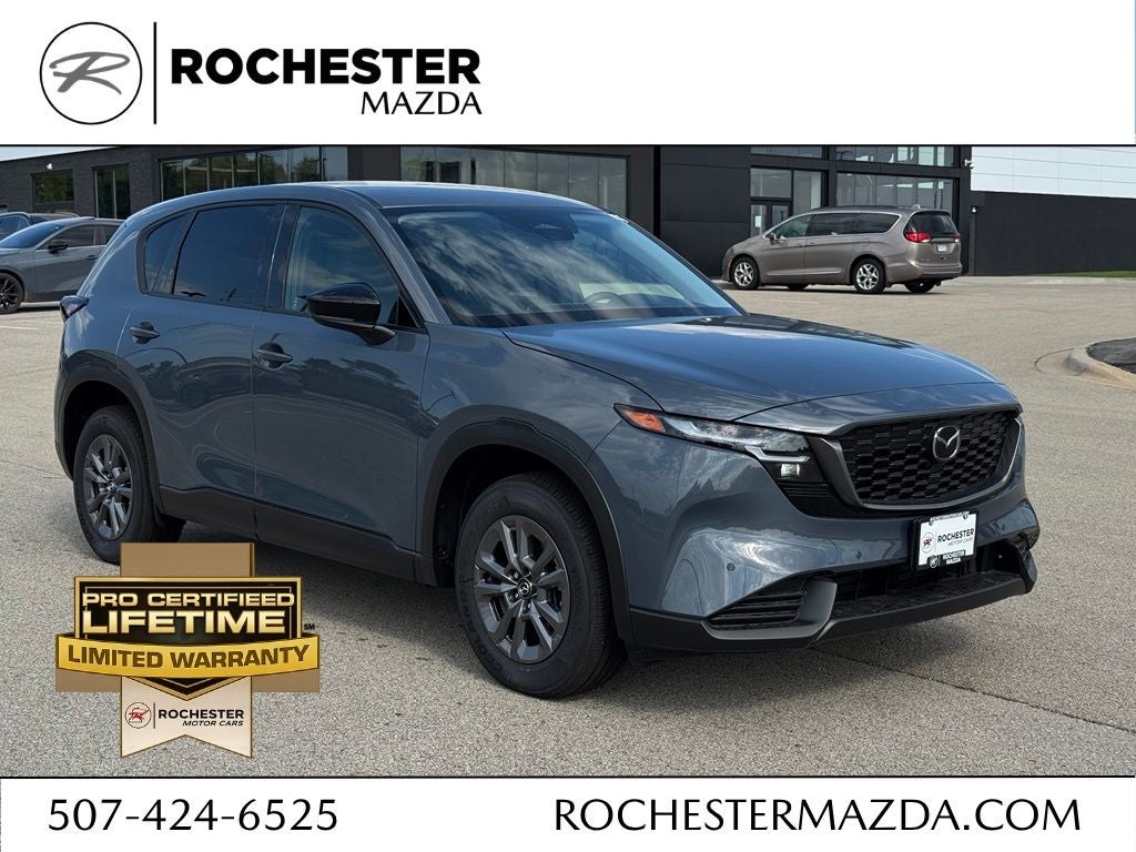 2026 Mazda Mazda CX-5 2.5 S Select AWD in Polymetal Gray Metallic — front three-quarter view