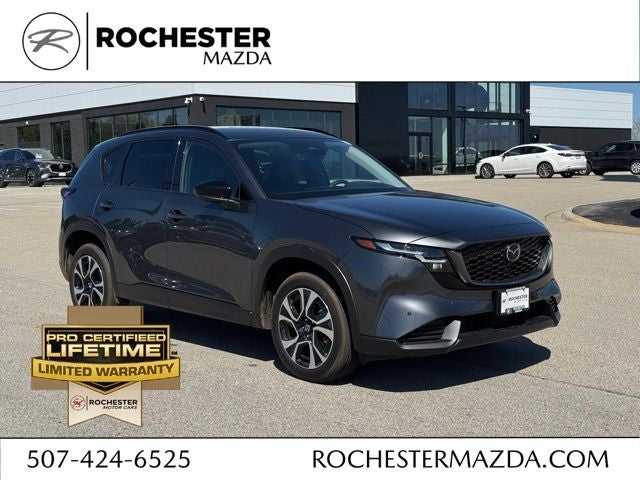 2026 Mazda Mazda CX-5 2.5 S Preferred AWD in Machine Gray Metallic — front three-quarter view