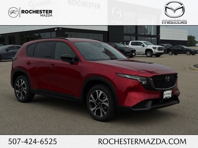 2026 Mazda Mazda CX-5 2.5 S Preferred AWD in Soul Red Crystal Metallic — front three-quarter view