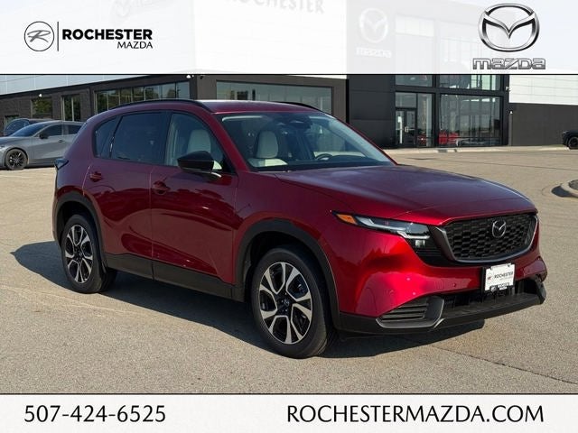 2026 Mazda Mazda CX-5 2.5 S Preferred AWD in Soul Red Crystal Metallic — front three-quarter view