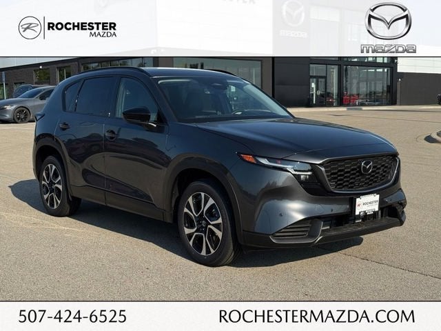 2026 Mazda Mazda CX-5 2.5 S Preferred AWD in Machine Gray Metallic — front three-quarter view