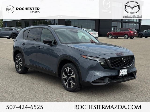 2026 Mazda Mazda CX-5 2.5 S Preferred AWD in Polymetal Gray Metallic — front three-quarter view