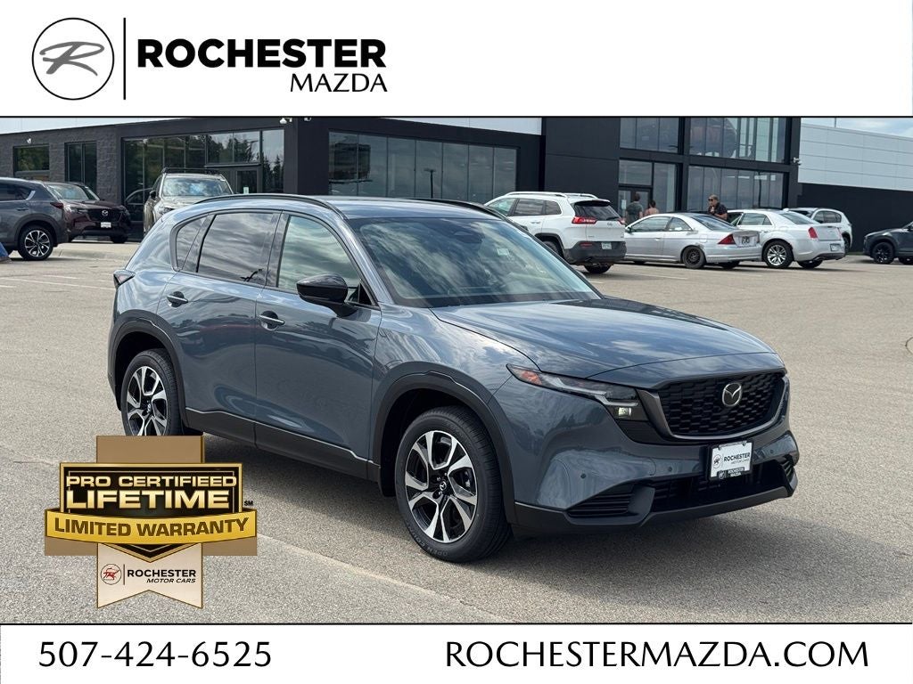 2026 Mazda Mazda CX-5 2.5 S Preferred AWD in Polymetal Gray Metallic — front three-quarter view
