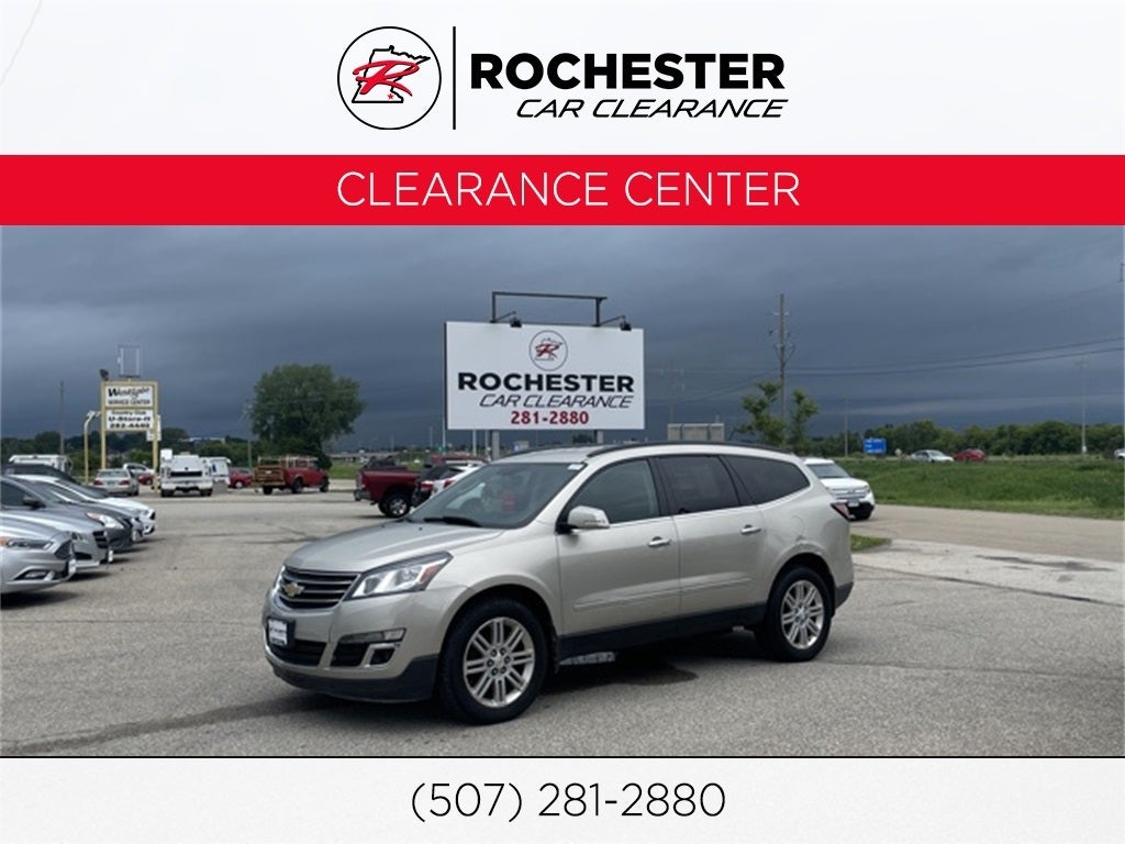 Used 2014 Chevrolet Traverse 1LT with VIN 1GNKVGKD2EJ183459 for sale in Rochester, Minnesota