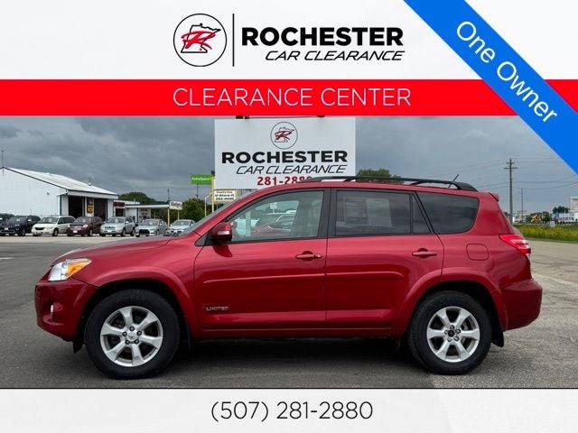 2011 Toyota RAV4 Limited in Barcelona Red Metallic — front three-quarter view