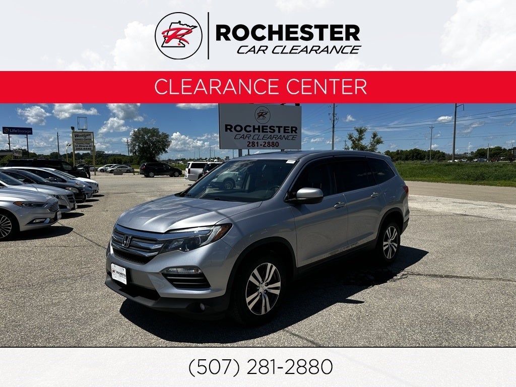 Used 2016 Honda Pilot EX-L with VIN 5FNYF6H58GB077814 for sale in Rochester, Minnesota