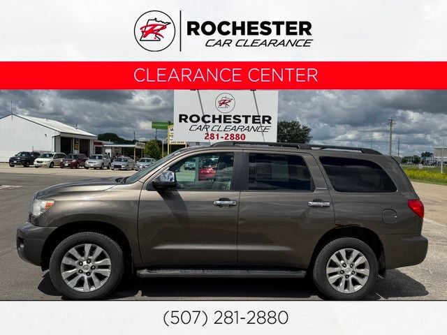 2008 Toyota Sequoia Limited UNKNOWN MILES in Tan — front three-quarter view