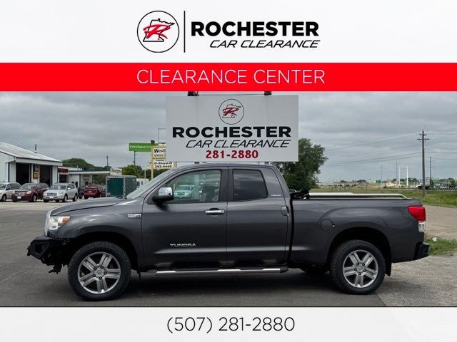 2013 Toyota Tundra Limited in Magnetic Gray Metallic — front three-quarter view