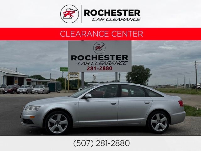 2008 Audi A6 3.2 quattro in Silver — front three-quarter view